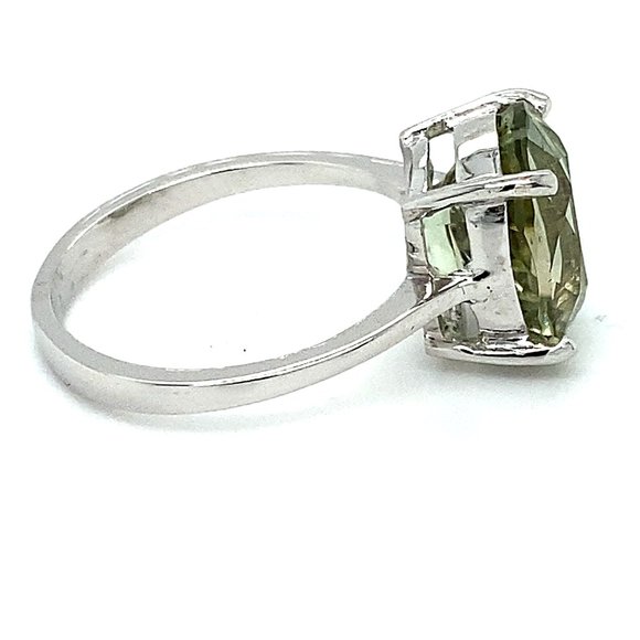 Mint Green Tourmaline 6.80ct Solid 14K Gold Ring - Picture 3 of 6